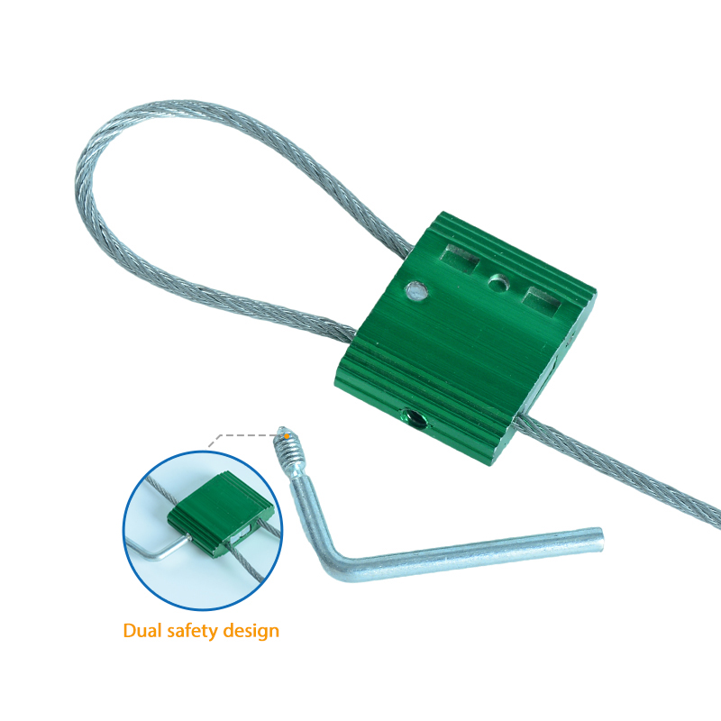 HYCS-D10 etachable Truck Container Trailer Door Cable Seal Lock