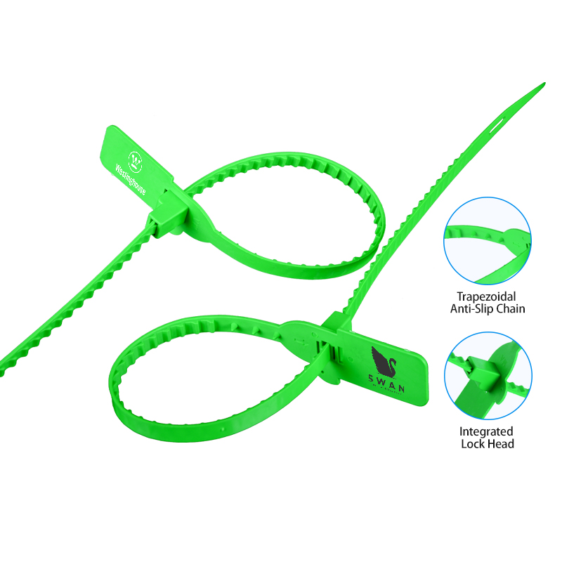 HYPS-C07 Metal Inserted Disposable Tamper Evident Plastic Security Seals