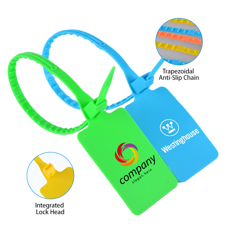 HYPS-C15 Pure PP Pull Tight Container Cable Ties Security Seal Plastic Seal with Numbered Logo